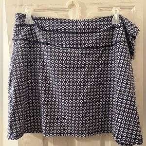 2X Great Northwest Clothing Company Navy and White Mini Skort